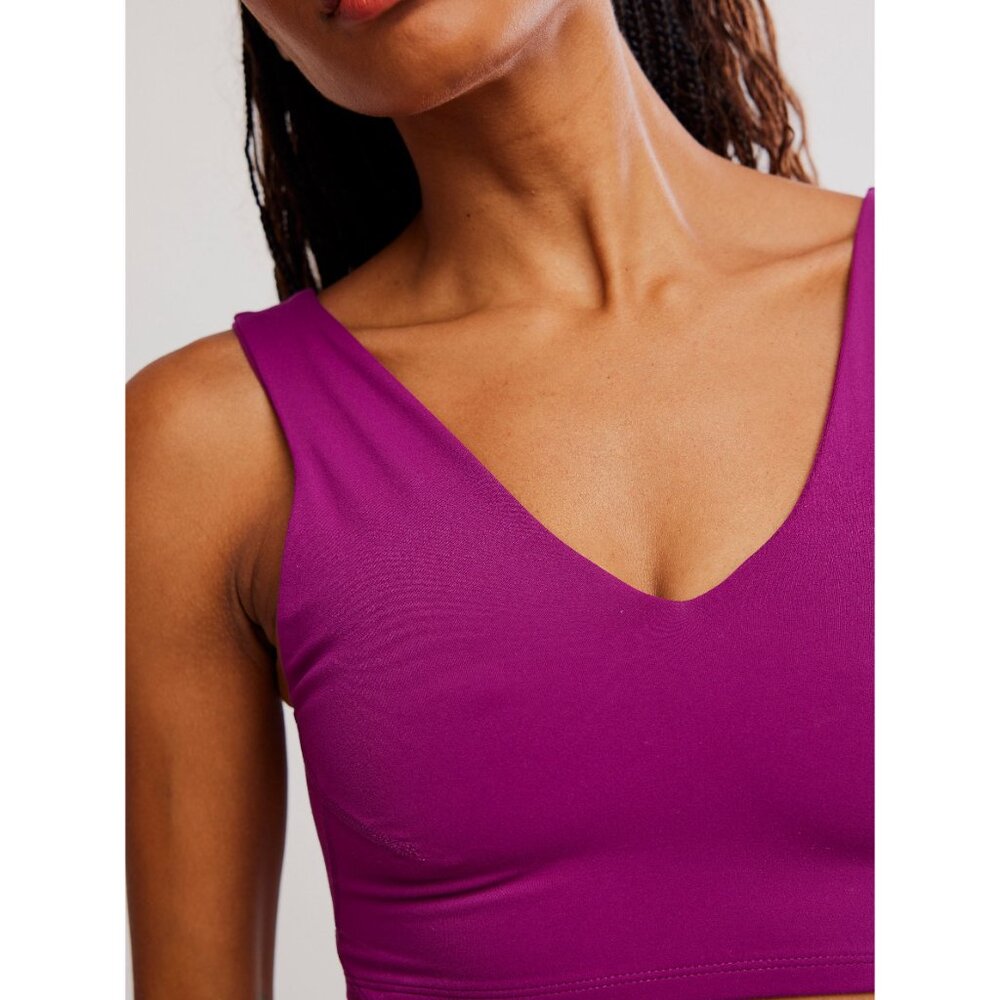 FP MOVEMENT Never Better Crop Cami / Deep Mulberry - Picture 3 of 6
